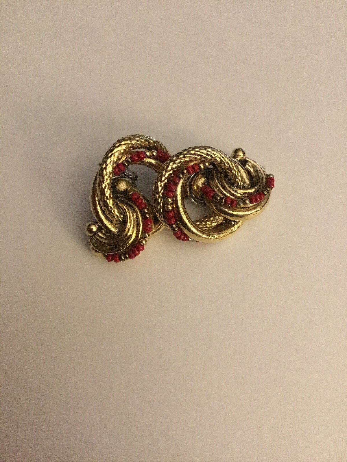 Kenneth J. Lane Large Golden Earrings. They Are B… - image 1