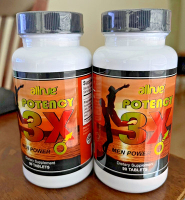 pack 2 Potency 3X Plus Men Power Male Enhancer Enhancement Strength Treatment