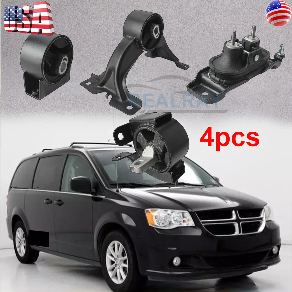 4 piezas para Dodge Grand Caravan RAM 2011-2019 C/V 3,6 L soportes de motor y transmisión Foto 4 de 4