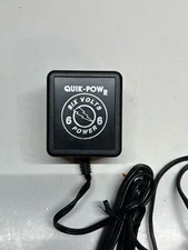 6V 6 volt  battery charger black plug adapter ac dc VDC