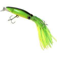 HQRP 5.5" Yellow Fishing Lure 1.5oz Fish Bait Squid Octopus Trolling Hard Tackle