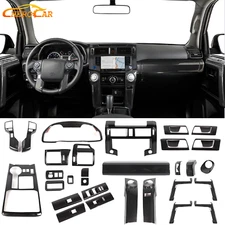 30x Carbon Fiber Interior Set Decor Panel Cover Trim Kit Overlay For 4Runner 20+