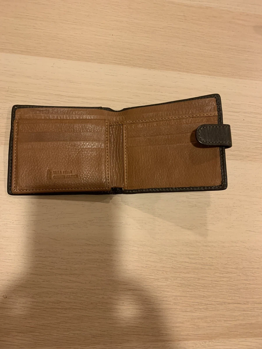 gianni conti wallet Mens Preowned Genuine Leather Brown