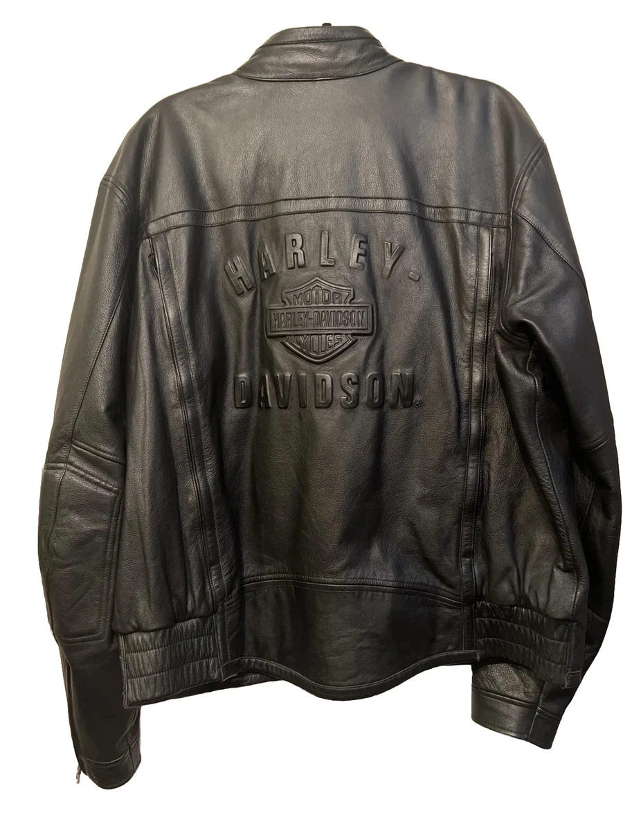 Harley Davidson Leather Jacket Embossed for sale | eBay