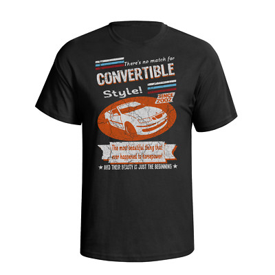 Saab 9-3 Convertible 2002 Retro Style Mens Quality T-Shirt Car Gift Eco