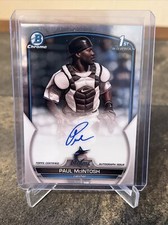 2023 Bowman Chrome Paul McIntosh 1st Prospect Autograph Auto #CPA-PM Marlins