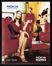 Vintage 2000 NOKIA 8260 Cell Phone User Guide, Manual and Brochures