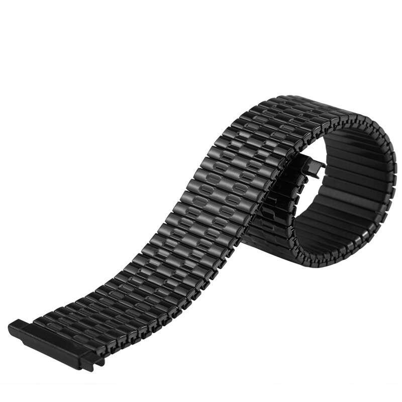 Men Elastic Watch Band Strap Replacement 22mm Stainless Steel Bracelet