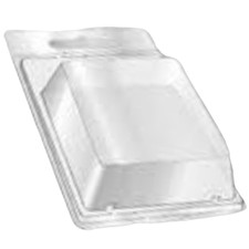 x100 Clear Clamshell blister package hanging retail box pack usable 2.5"x 4"x1"