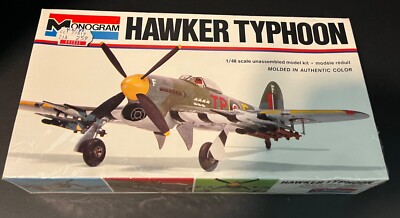 Vintage Monogram Kit 5303 Hawker Typhoon 1:48 Factory Sealed