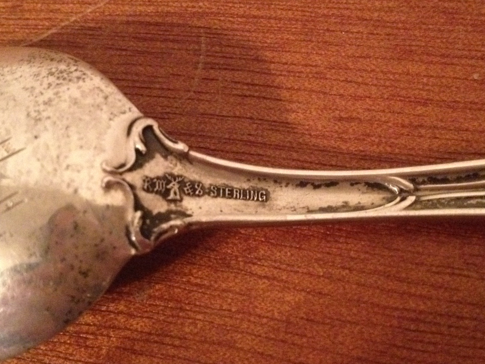 Antique R. Wallace Sterling Silver St. Louis World's Fair Spoon Cascade