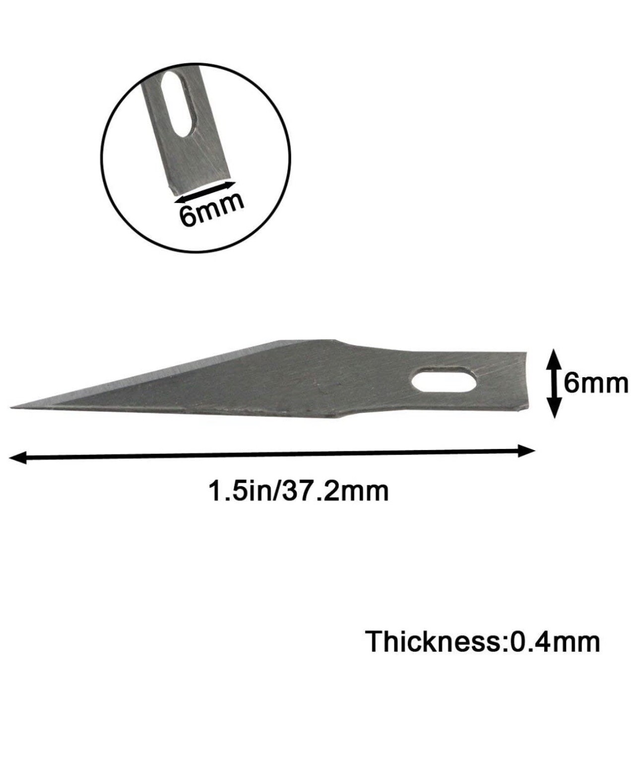 100 11 Blades for xacto Knife Replacement Refill Hobby Art Craft