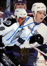 Aaron Gavey - Signed 1994-95 Fleer Flair Card #172