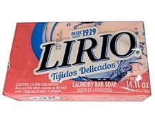 LIRIO Delicate Fabric Laundry Soap Bars Cleaning Products Jabon Lavanderia 1-Bar