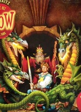 NEW 2003 QUESTING HERO Glow In The Dark DRAGON WIZARD Jigsaw Puzzle 100 Pieces