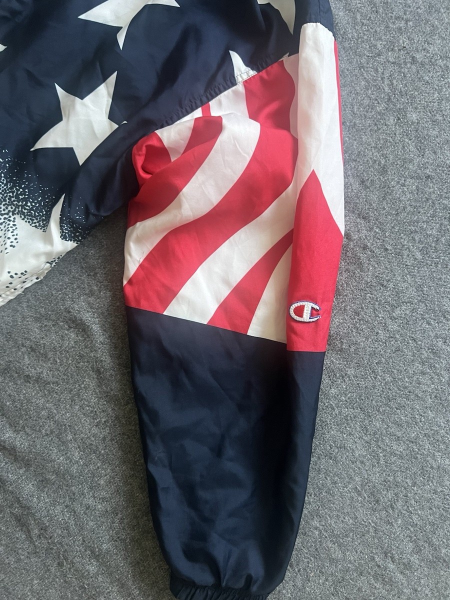 Vintage 1990s USA Dream Team Olympics Champion Flag All Over