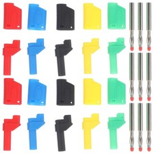  10 Pcs Banana Plugs for Thick Cables Speakers Connection Male Connectors