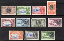 Cayman Is 1935 sg 96 - 106 George V pictoral set to 5/- UM