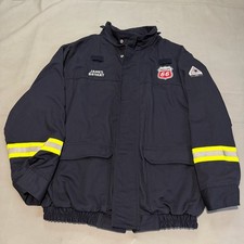 Bulwark FR Phillips 66 Flame Resistant Jacket Mens XXL-LN Navy Blue JLJ8NV6