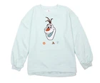 Disneyland Frozen Olaf Light Blue Sweatshirt Size XL