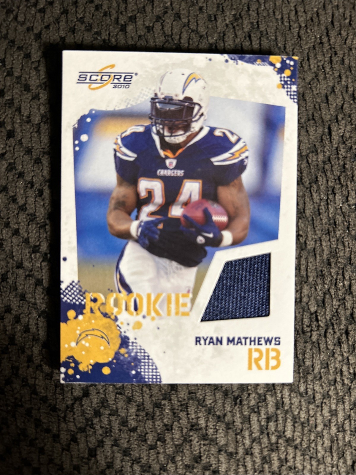 2010 Score Materials Ryan Mathews #9 Rookie