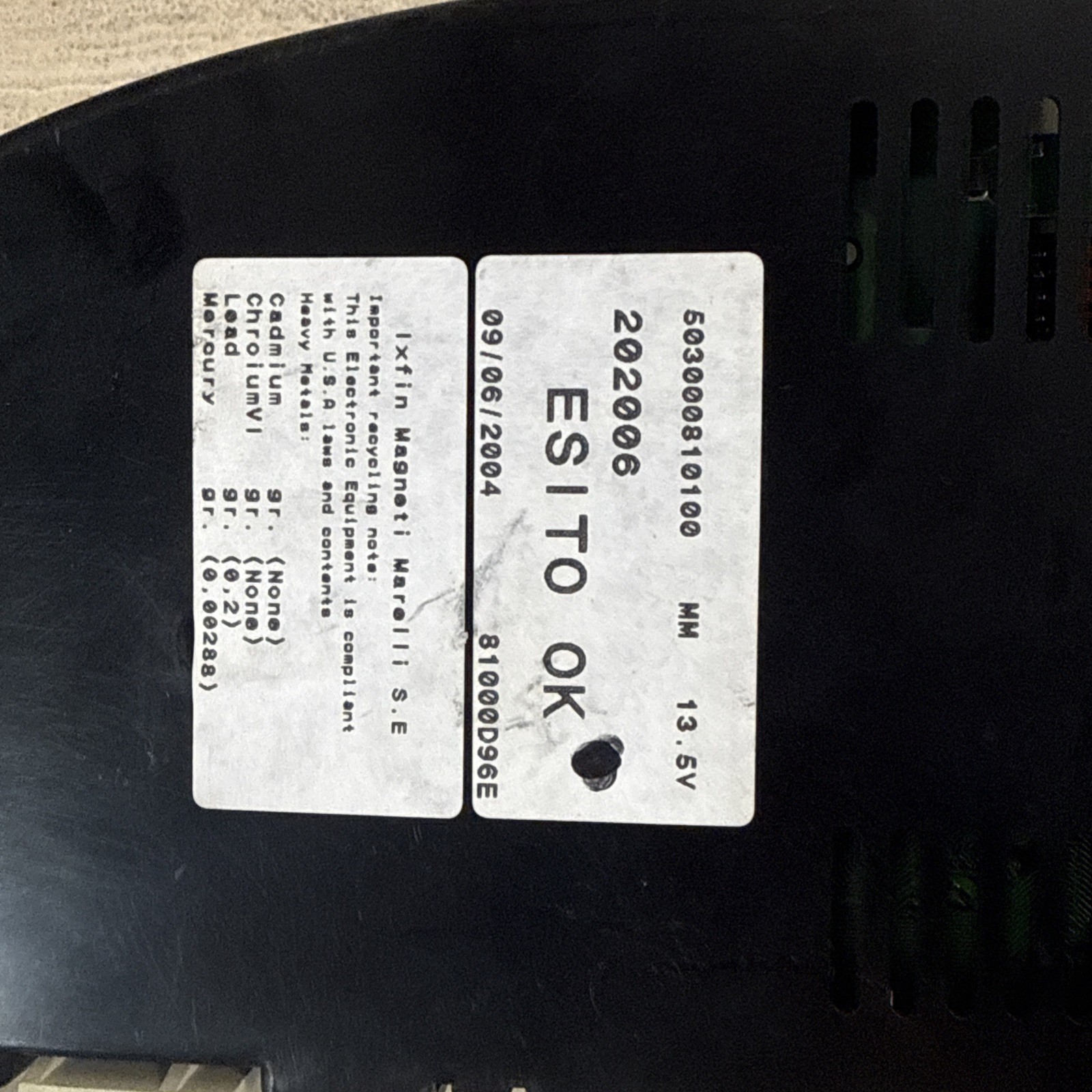 Maserati Quattroporte Cluster Instrument Gauge Speedometer OEM
