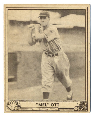 1940 Play Ball #88 - Mel Ott NY Giants HOF VG-EX CENTERED