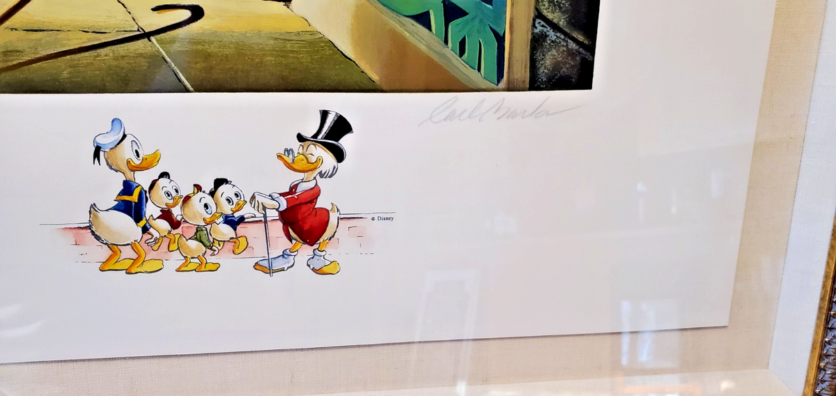 🟢 Carl Barks Golden Fleece Serigraph edition 100 REMARQUE Disney