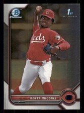 Kenya Huggins 2022 Bowman Draft #BDC-140 Chrome Cincinnati Reds