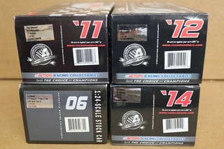 Lot Of 4 Action 1/24th Nascar Stock Cars Paul Menard 2006/2011/2012/2014