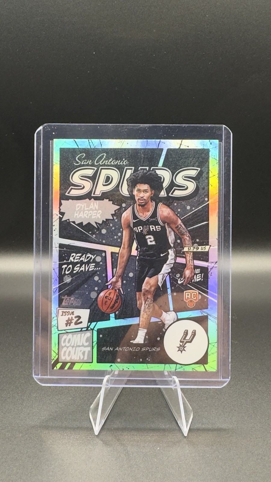 2025-26 Topps NBA Dylan Harper RC Comic Court #CC-17 Rookie SSP Case Hit