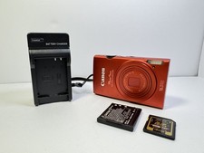 Canon PowerShot ELPH 110 HS Digital Camera Red 16.1MP W Charger  Battery
