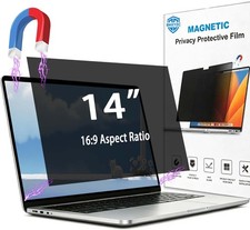 Magnetic Laptop Privacy Screen 14 Inch 16:9-26 Anti Peeping Filter