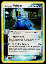 Team Magma vs Team Aqua Team Aqua's Walrein 6/95 Reverse Holo LP on eBay