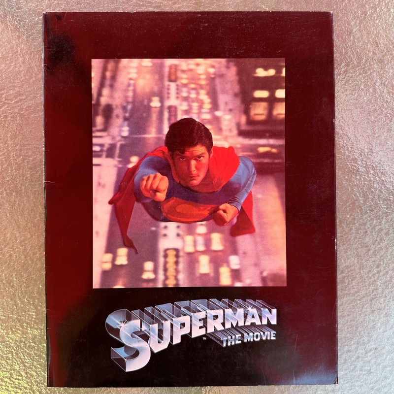 Vintage Original 1978 SUPERMAN THE MOVIE Souvenir Program Theater Book Brochure