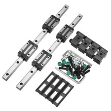 2Pcs HGR20 450mm Linear Guide Kit with Linear Rail and HGH20CA Carriage Block