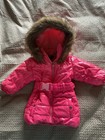 girls  3  3  3  3 Heart ski jacket 18 months parka fur hooded snow coat Hot Pink — photo 1