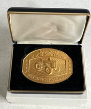 John Deere Model M Tractor Limited Edition Belt Buckle 1997 Dubuque Works #0054