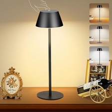 Cordless Table Lamps, LED Rechargeable Battery Operated Lamp with 2 Adjustabl...
