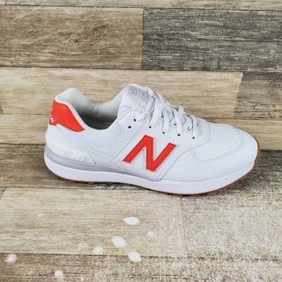 New Balance 574 Womens Golf Shoes Sz Nimbus Cloud Leather Athletic 