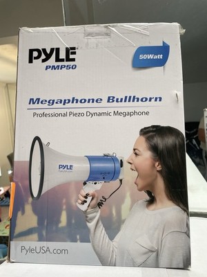 Pyle PMP50 Megaphone Bullhorn 50 Watt Piezo Dynamic Professional Megaphone