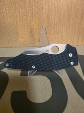 Spyderco YoJumbo Compression Lock Knife Black G-10 (4" Satin S30V)  Factory 2nd