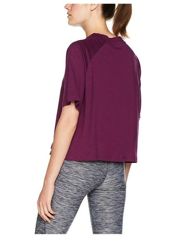 Puma Damas Transición Té Con Camiseta, Púrpura Oscuro, M Foto 2 de 2