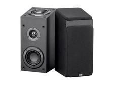 Monoprice Premium Immersive Satellite Speakers - Black (Pair) With 3in woofer