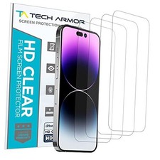 4 Pack HD Clear Film Screen Protector Compatible iPhone 14 Pro Max-6.7 Inch