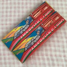 Tombow Fancy 4129 American HB Pencil 2 Dozen Retro Used RR2