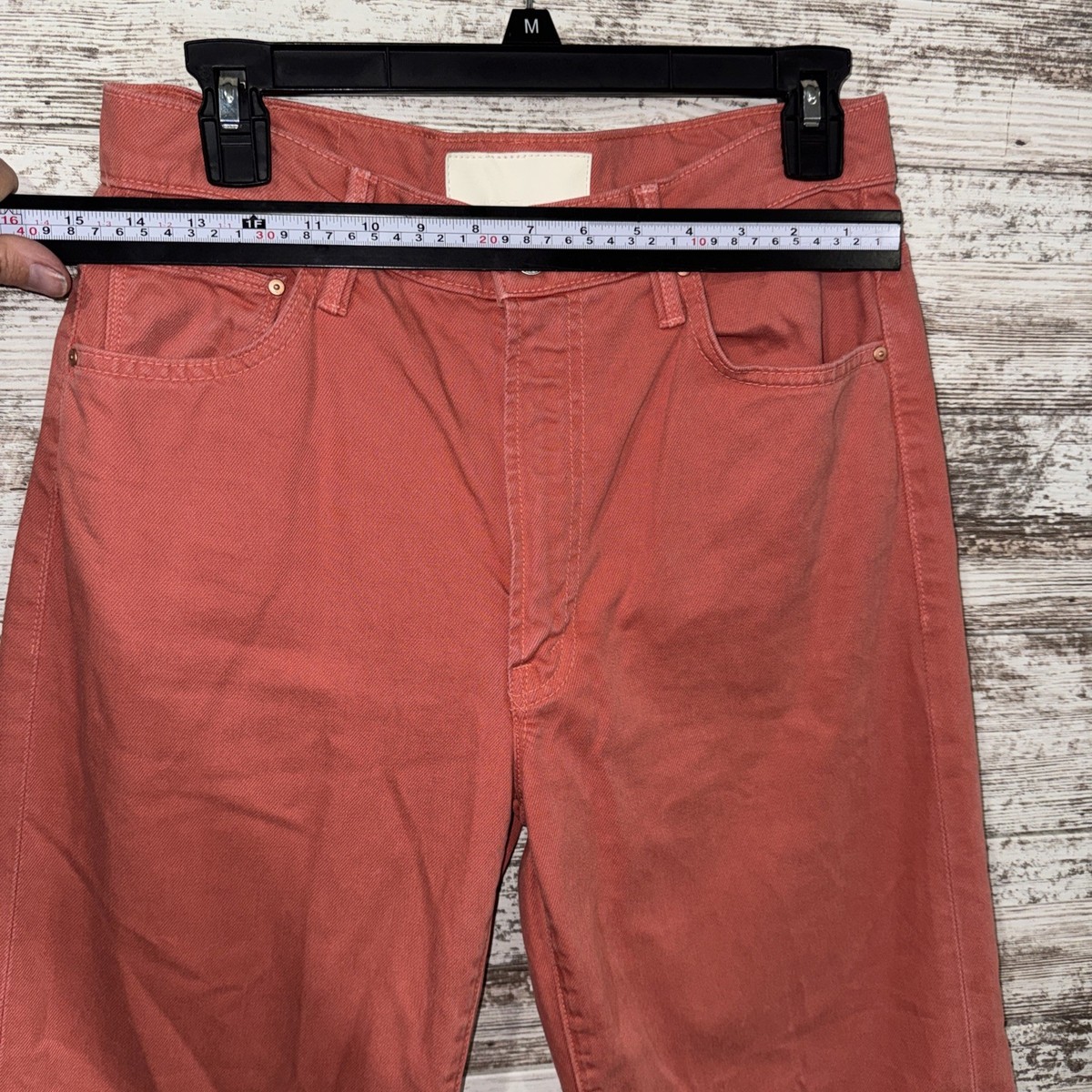 MOTHER SUPERIOR Denim high-rise The Dodger Ankle jeans Size 26 Canyon Clay Color View 3
