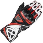 Ixon GP5 Air Leather Gloves Motorbike Motorcycle Track Summer Black White Red