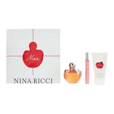 Nina Ricci Nina EDT 80ml, 10ml + Body Lotion Gift Set Damaged Box