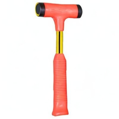 Nupla Strike Pro 16 oz Dead Blow Hammer Steel Head Fiberglass Handle Power Drive